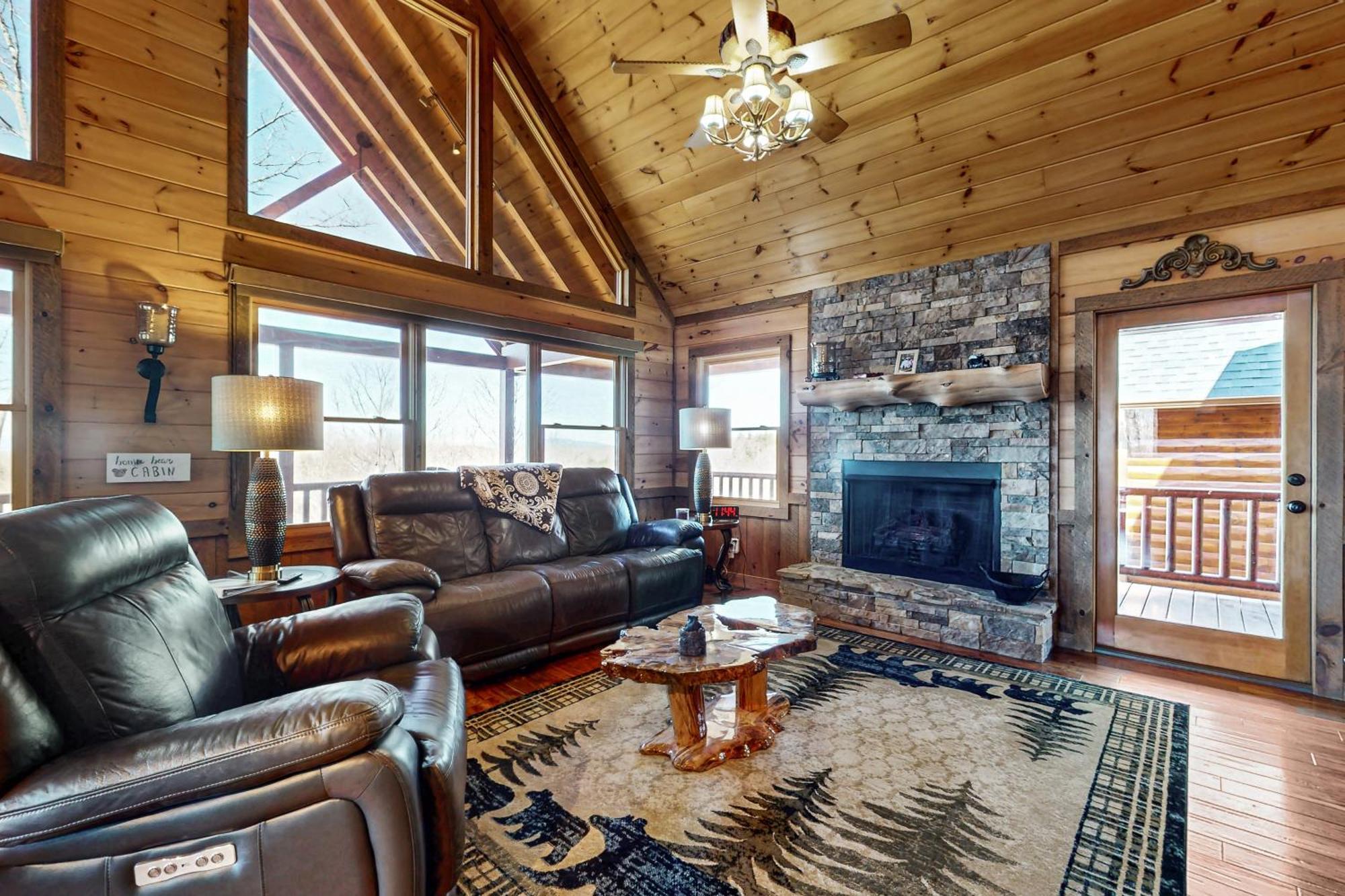 Bougie Bear Cabin Morganton エクステリア 写真
